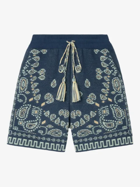 Alanui paisley-pattern shorts