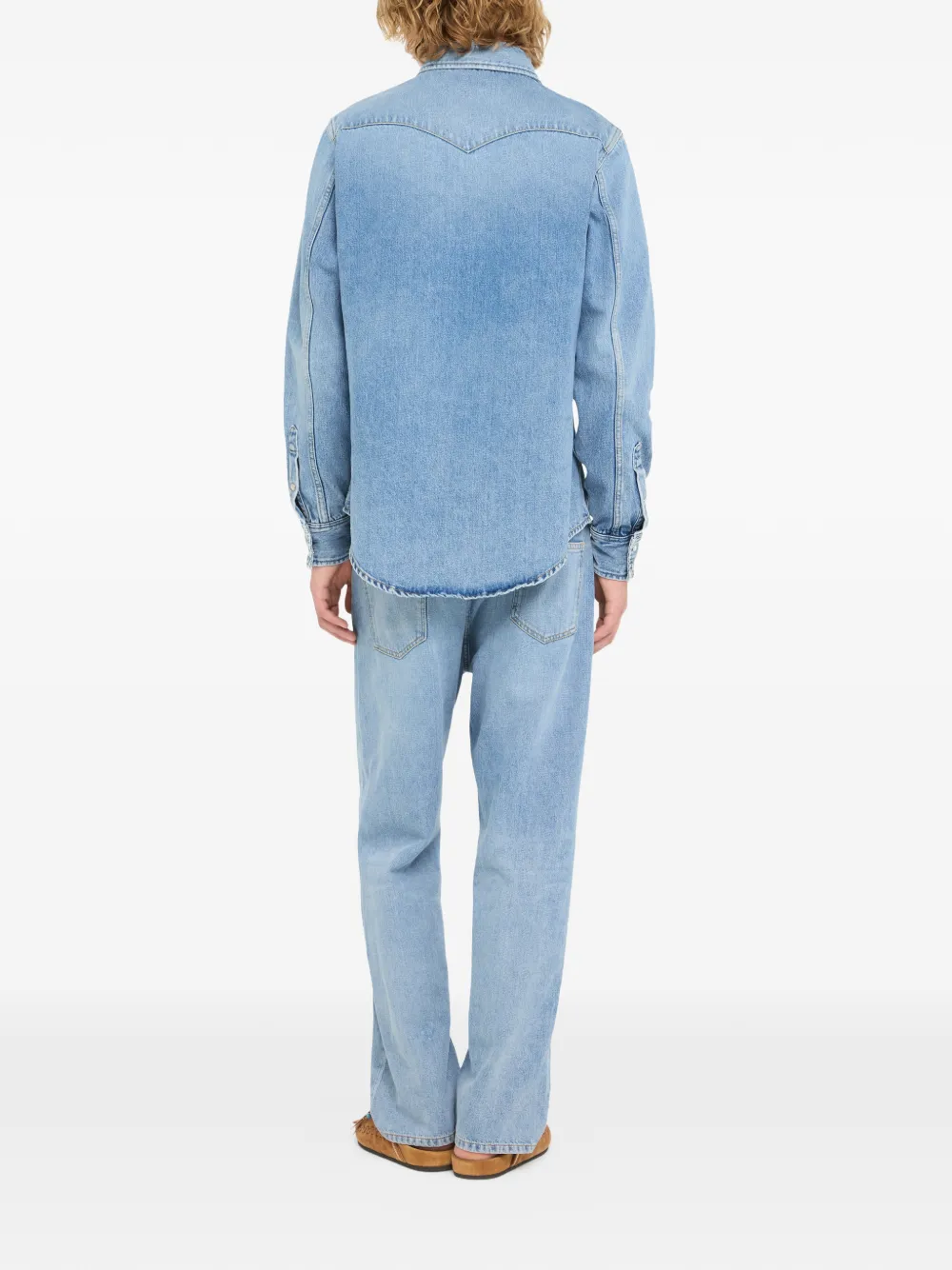 Alanui Denim overhemd Blauw