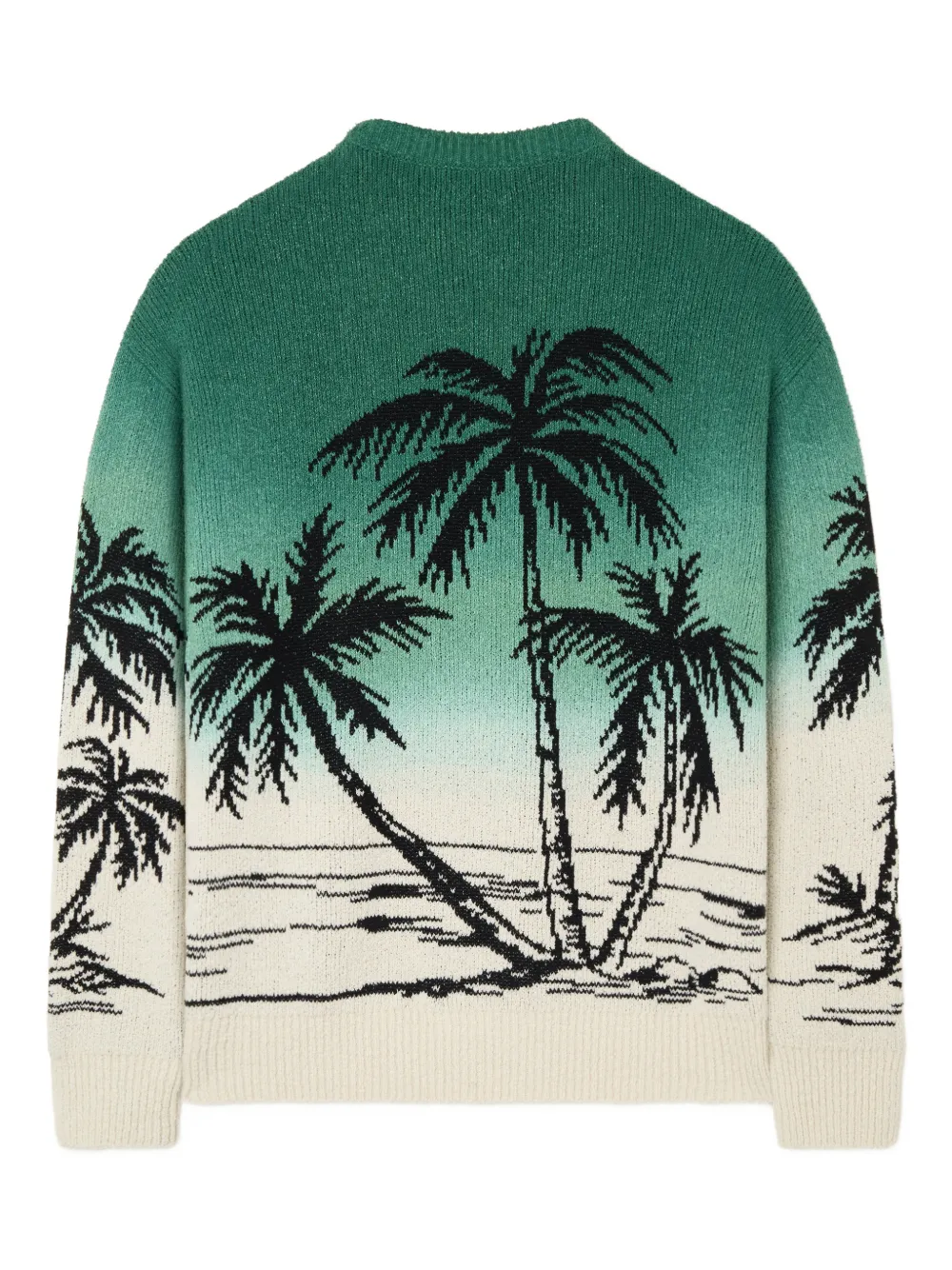  Alanui Wave Bloom Sweater - Green 