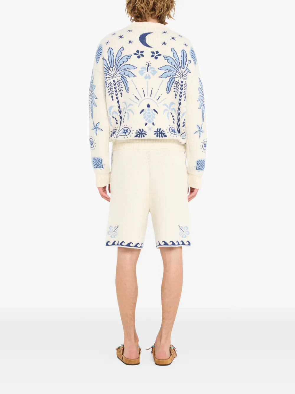Alanui Echoes of the Island shorts Beige