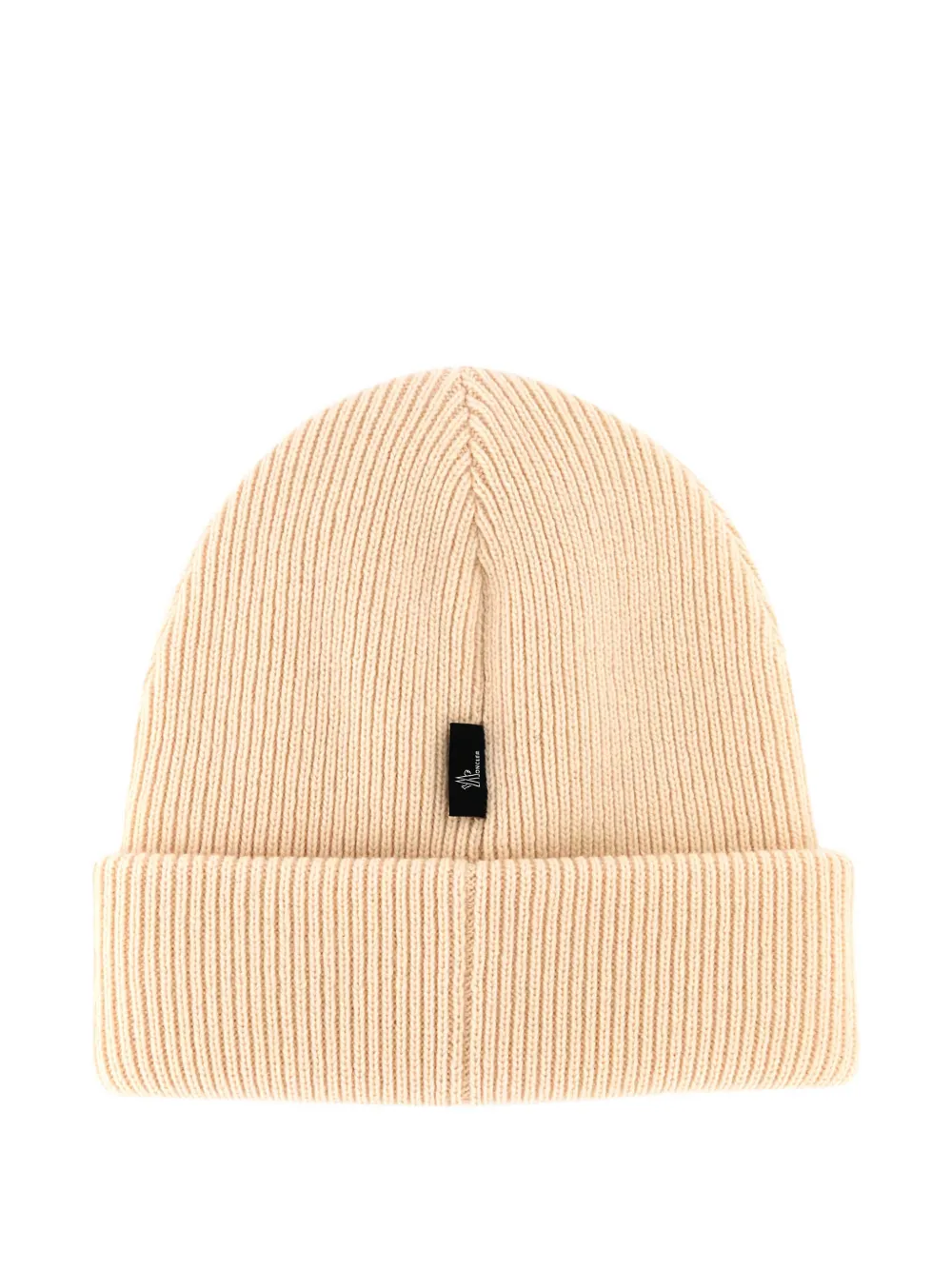 Moncler Grenoble logo-patch beanie hat - Beige