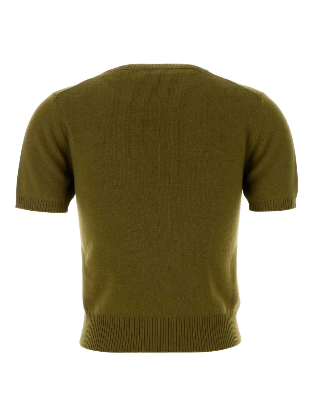 Miu Miu logo-detail cashmere top | T-Shirts & Jersey Shirts | Image 2