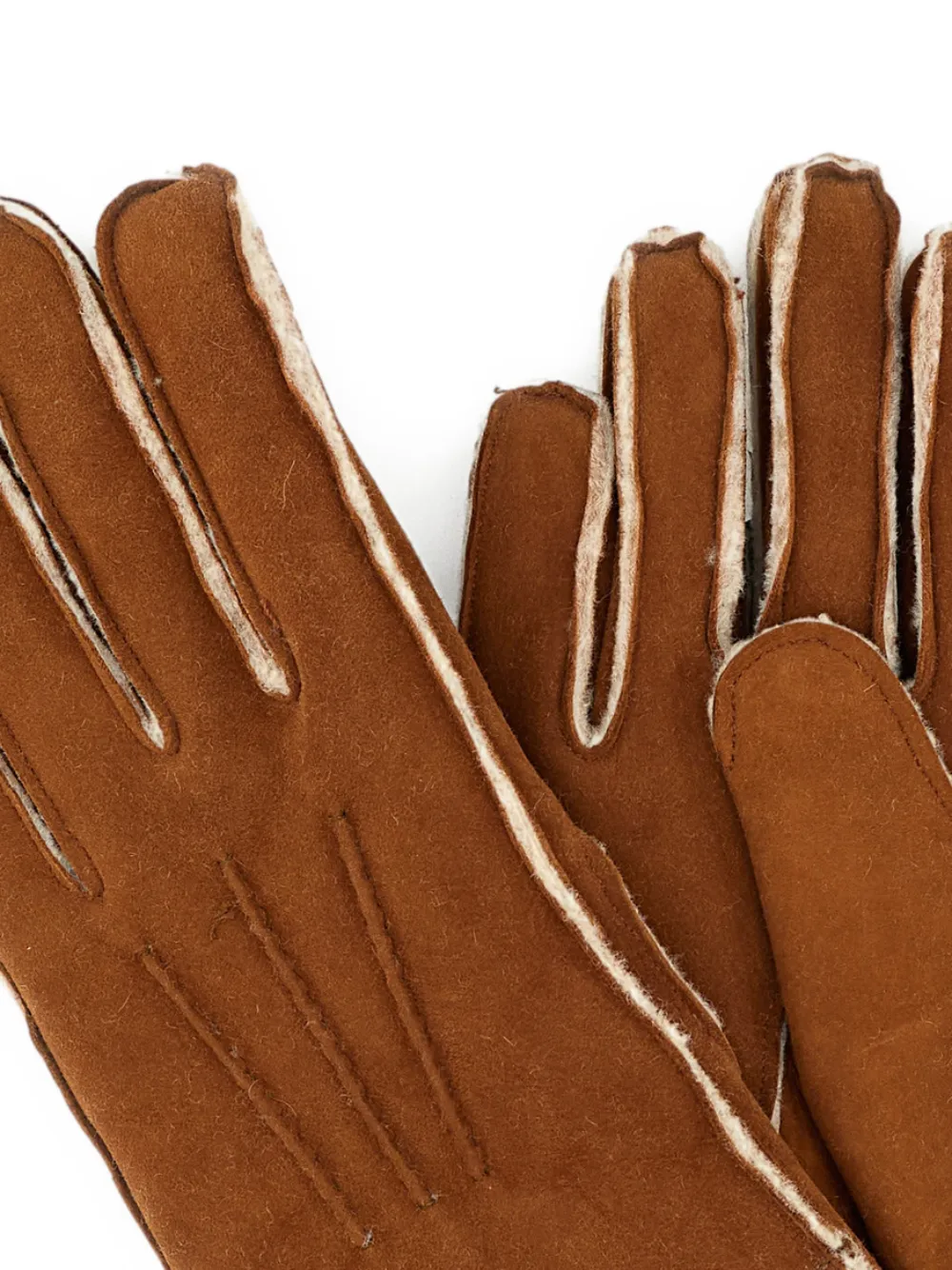 Mario Portolano gants à détails de coutures | Image 2