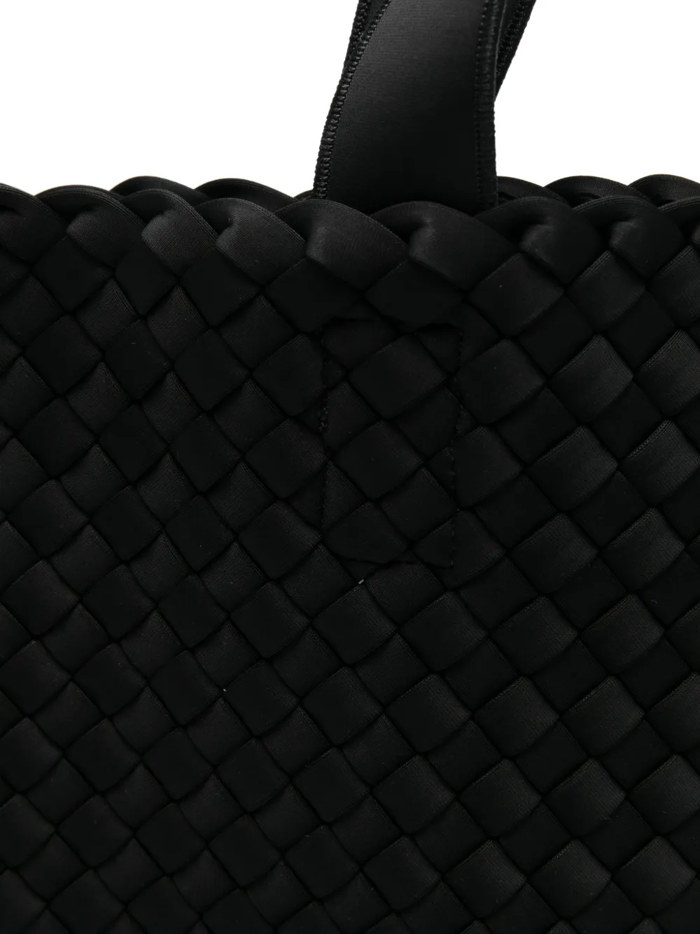 Naghedi Como Woven Black Tote Bag In Black