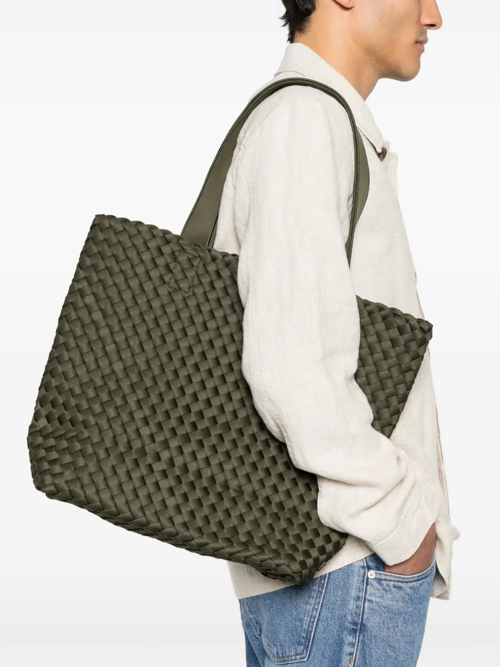 NAGHEDI Como green tote bag | Men | Image 2