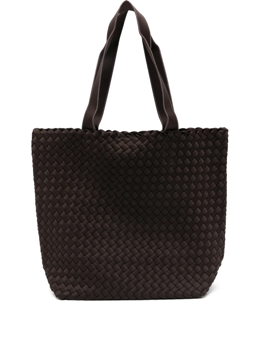 NAGHEDI Como large woven tote bag | marrón | Image 1