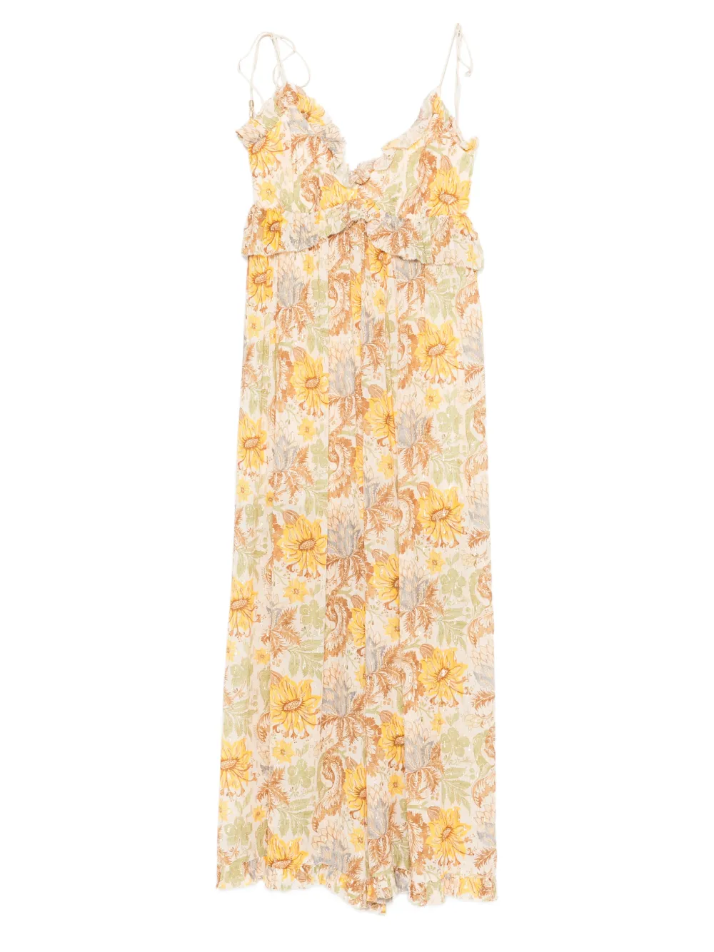 ZIMMERMANN ruffled floral jumpsuit | Neutrals | Image 1