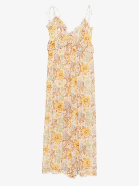 ZIMMERMANN ruffled floral jumpsuit