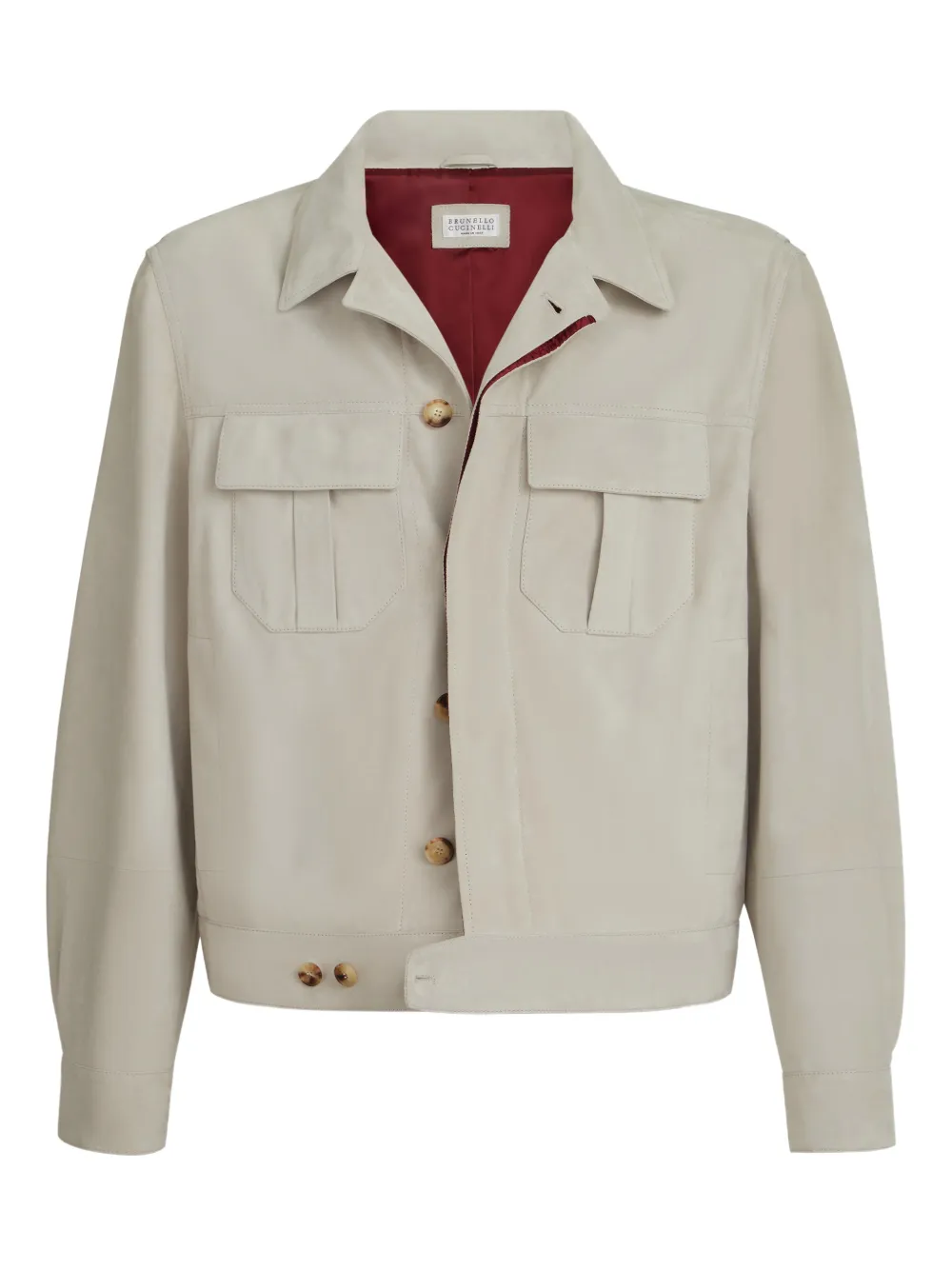 Brunello Cucinelli chamarra con botones | neutro | Image 1