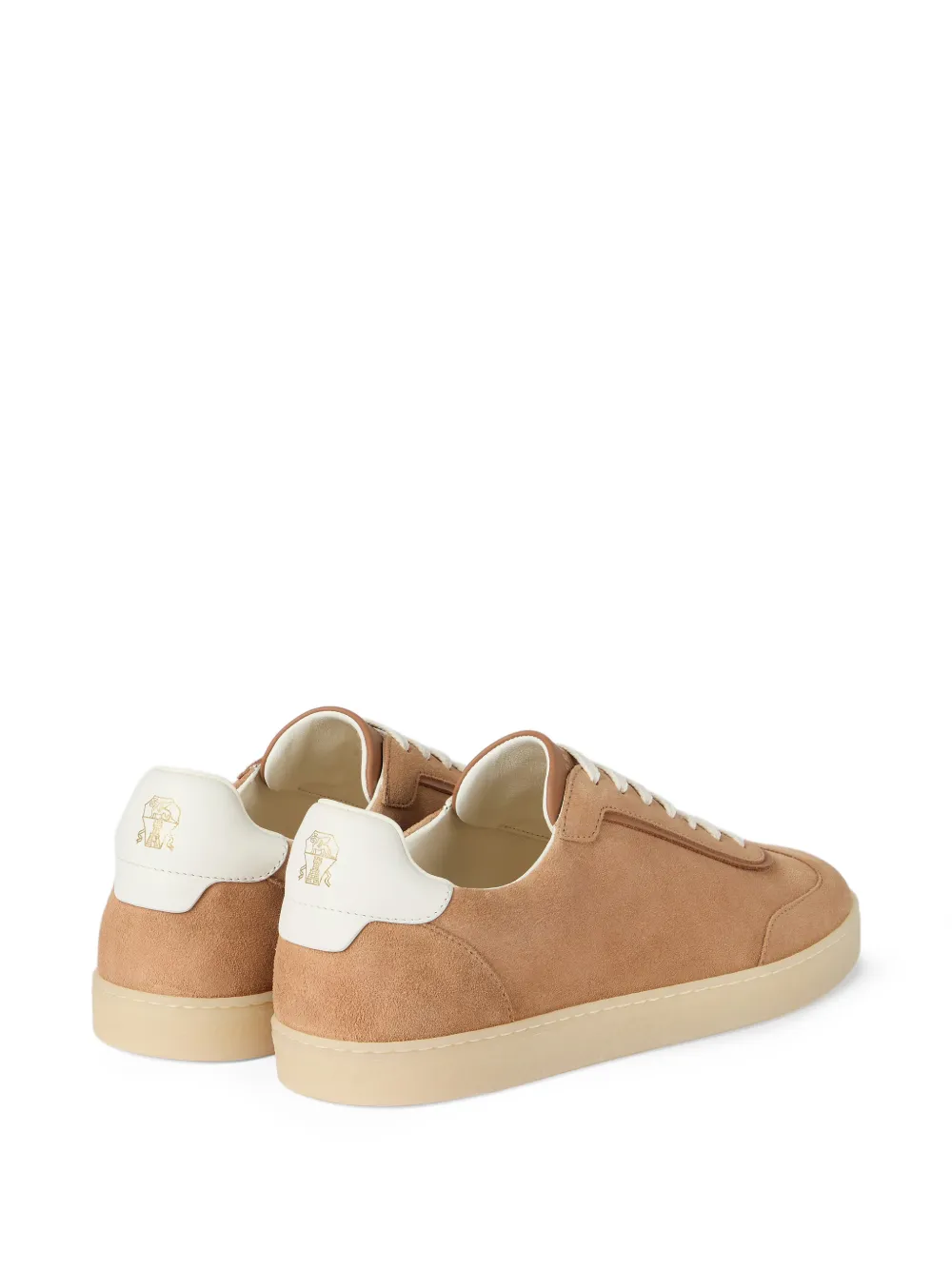 Brunello Cucinelli Suède sneakers Bruin