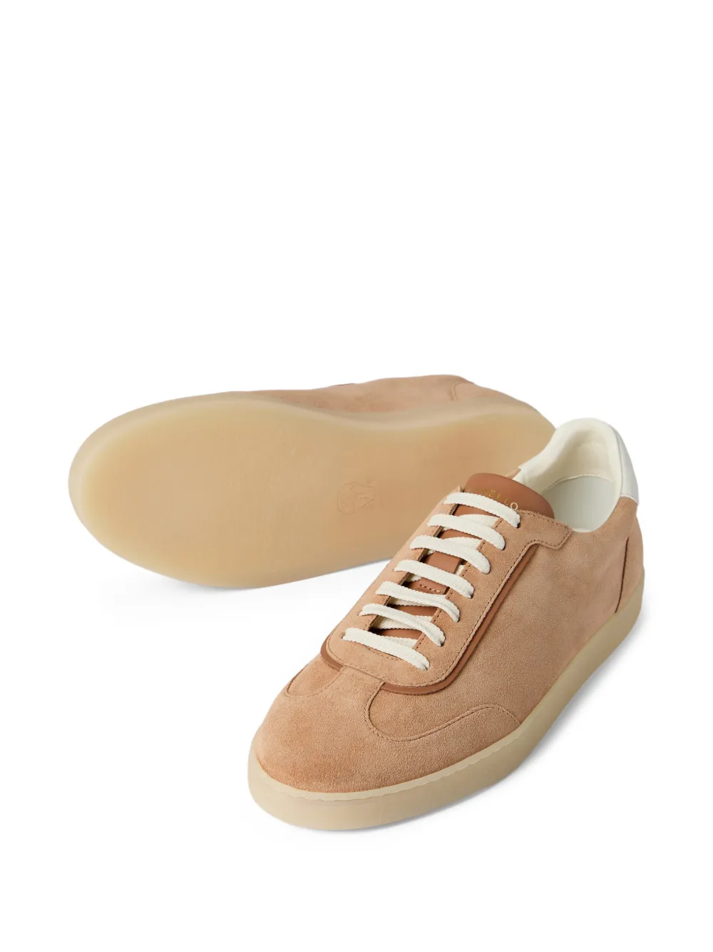 Brunello Cucinelli Suède sneakers Bruin