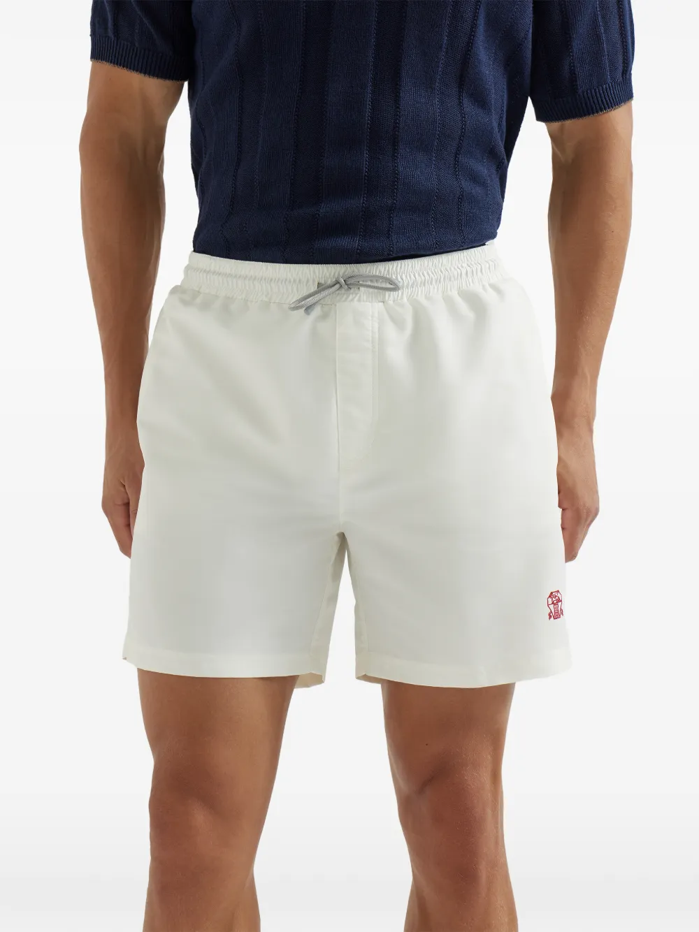 Brunello Cucinelli drawstring logo swim shorts | Swim & Board Shorts | Image 2