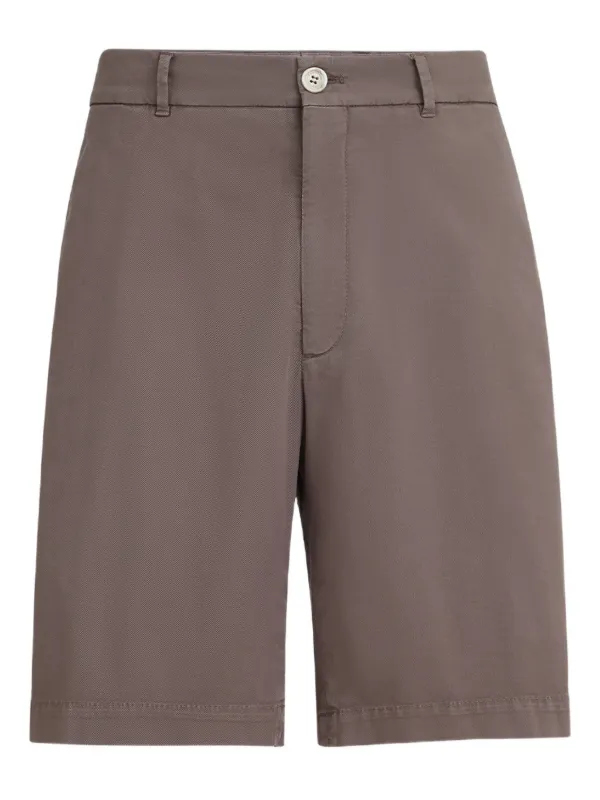 Brunello Cucinelli ガーメントダイ ショートパンツ | ブラウン