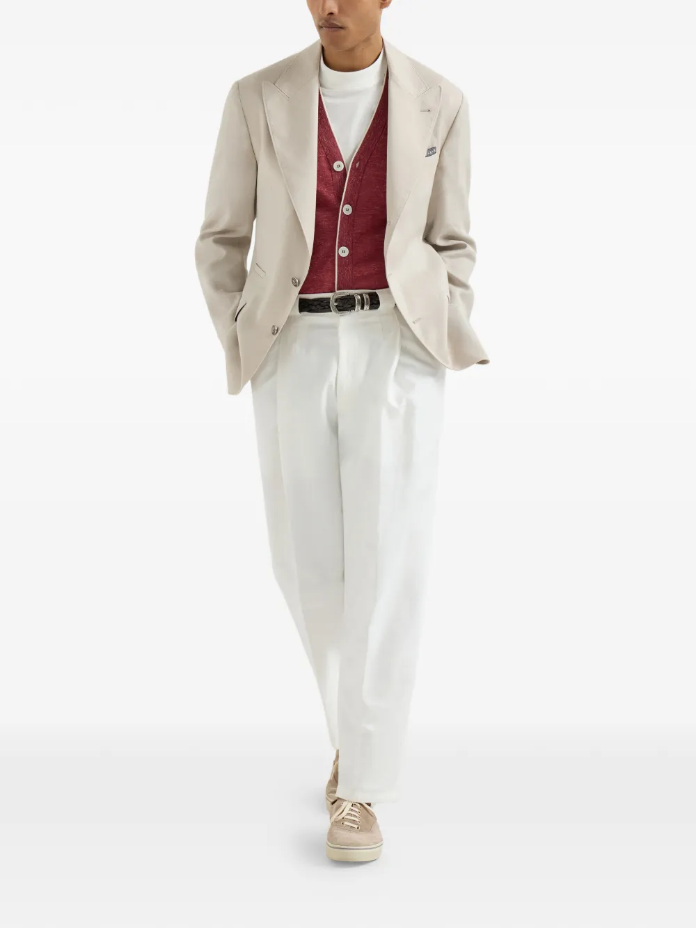 Brunello Cucinelli button-fastening V-neck cardigan | Cardigans | Image 2