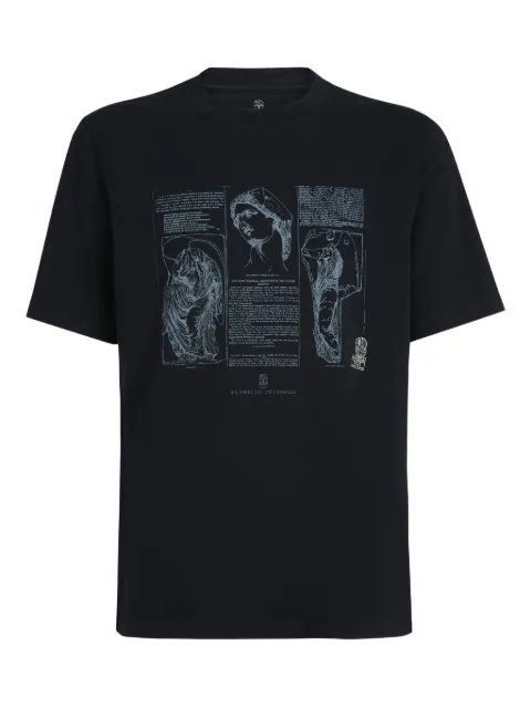 Brunello Cucinelli printed crew-neck T-shirt