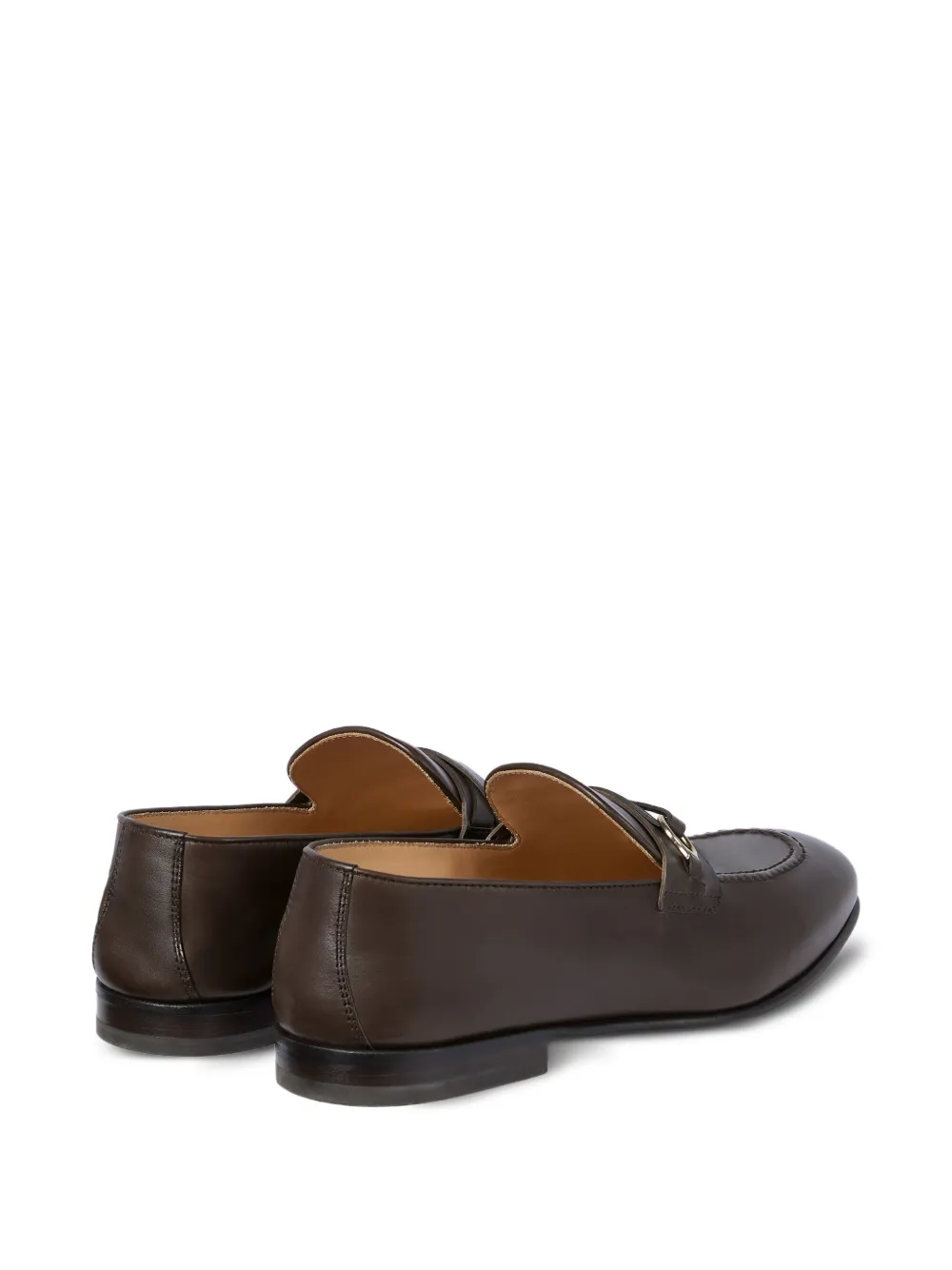 Brunello Cucinelli Loafers met gedraaid detail Bruin