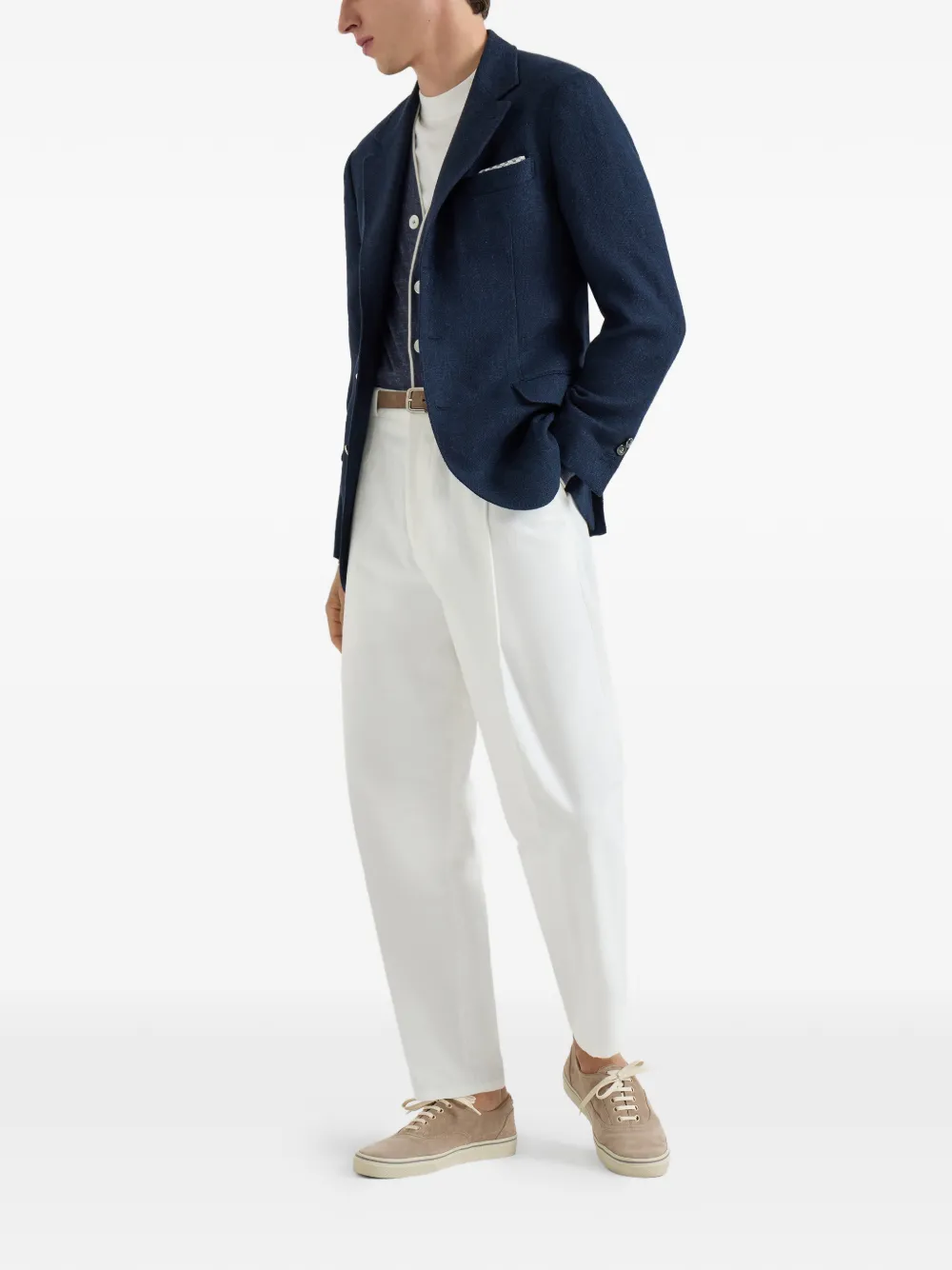 Brunello Cucinelli button-fastening V-neck cardigan | Cardigans | Image 2