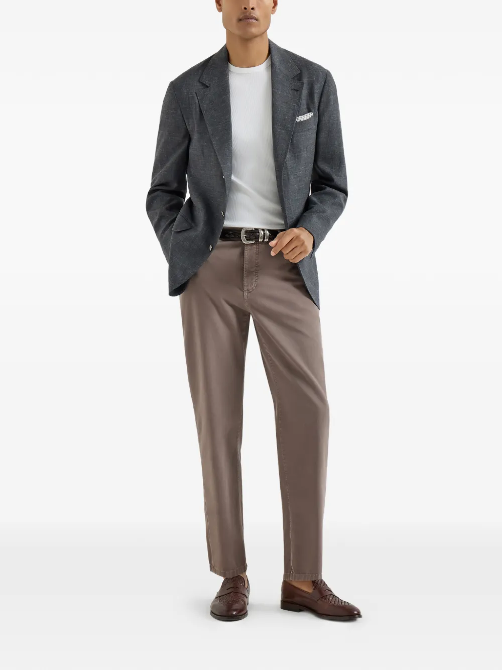 Brunello Cucinelli five-pocket button-fastening trousers | Regular & Straight-Leg Trousers | Image 2
