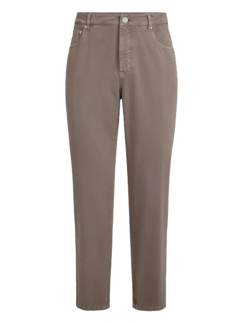 Brunello Cucinelli five-pocket button-fastening trousers
