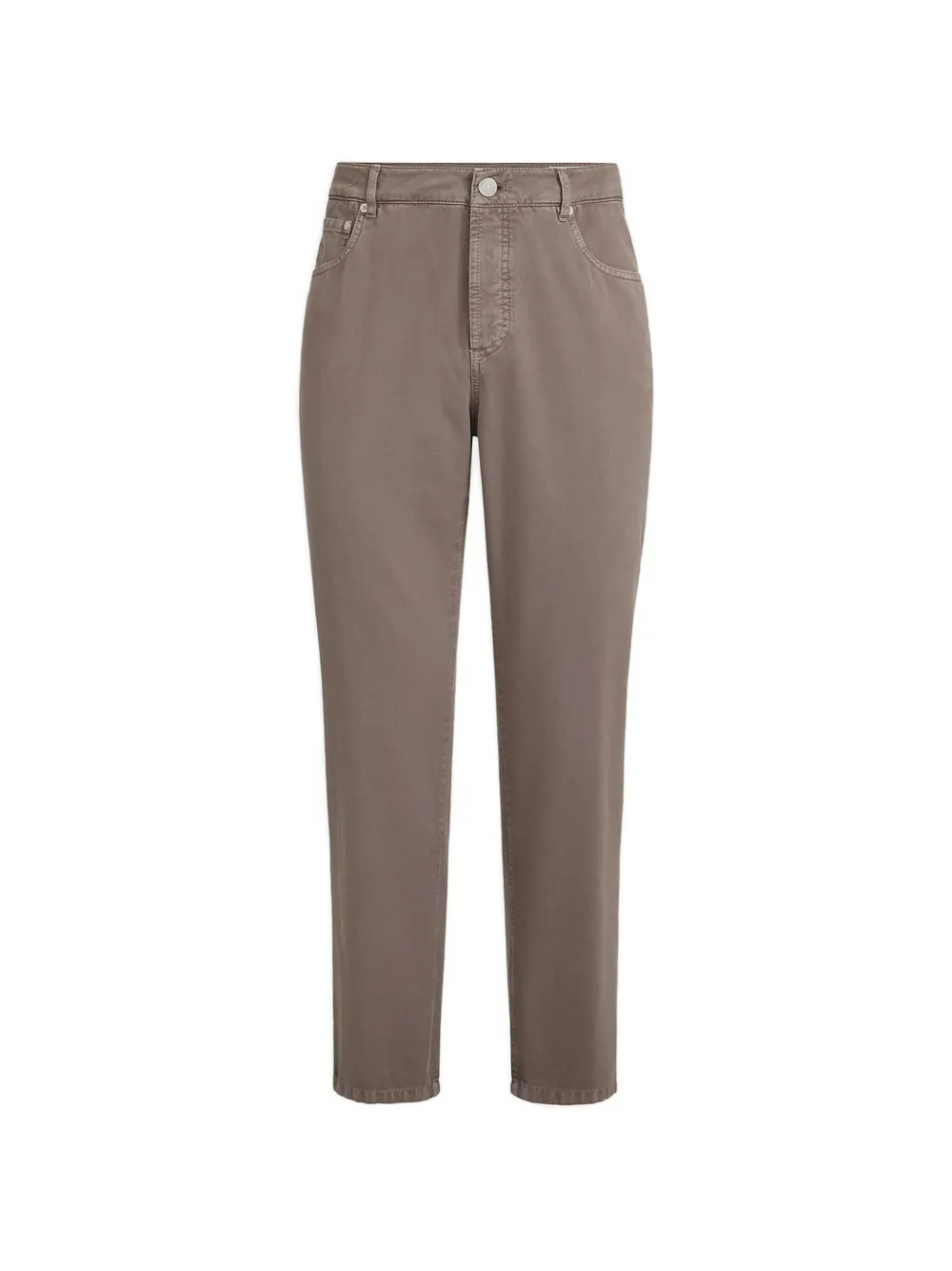 Brunello Cucinelli Pantaloni con cinque tasche - Marrone