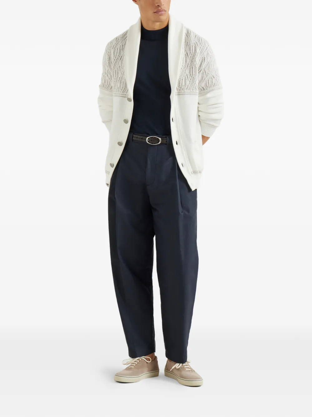 Brunello Cucinelli 提花棉开衫 | 开衫 | Image 2