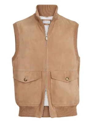 BRUNELLO CUCINELLI ブルネロクチネリ46 ダブルジレ ベスト BRUNELLO CUCINELLI(ブルネロクチネリ) ベスト・ジレ(メンズ