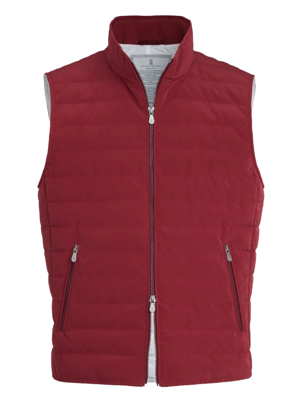 Brunello Cucinelli padded gilet | Red | Image 1