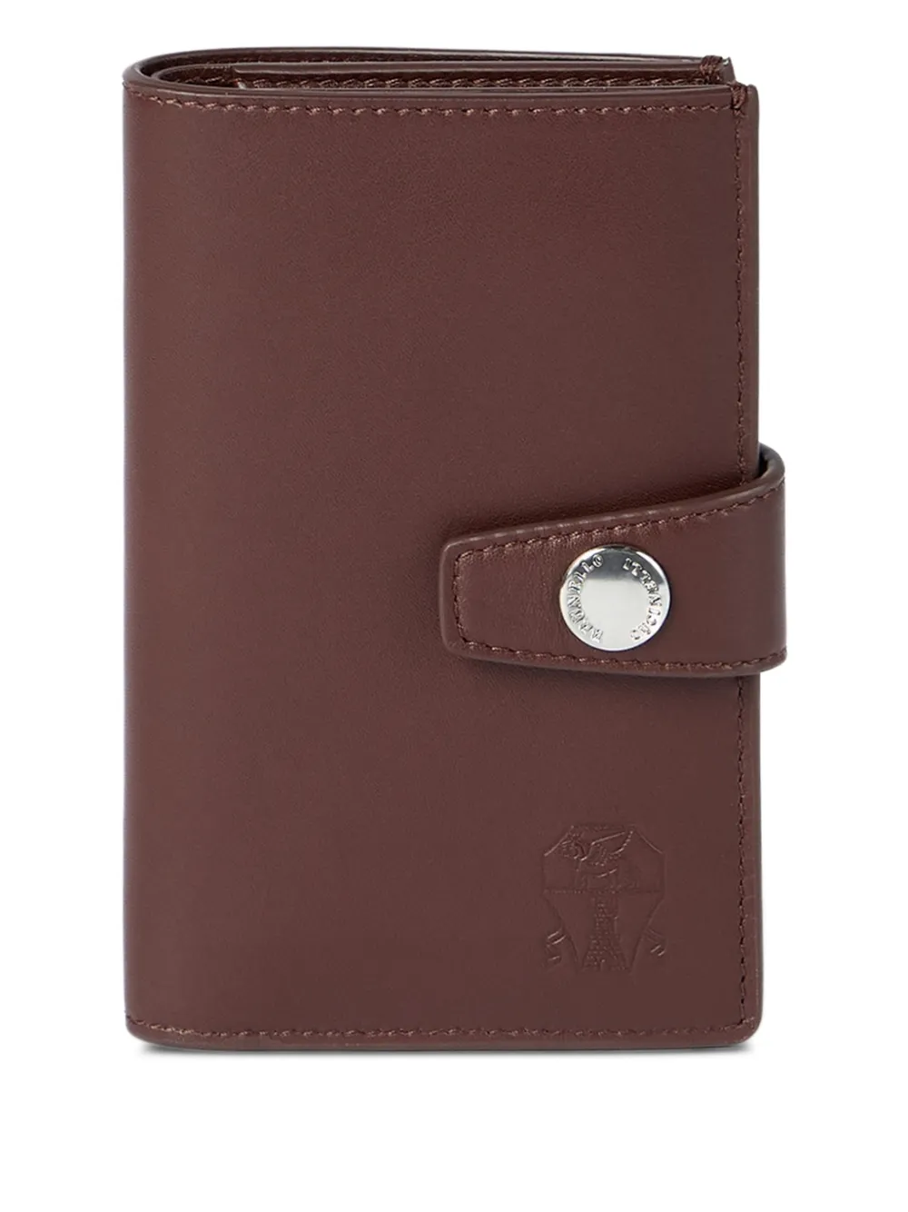 Brunello Cucinelli Portafoglio con zip - Marrone