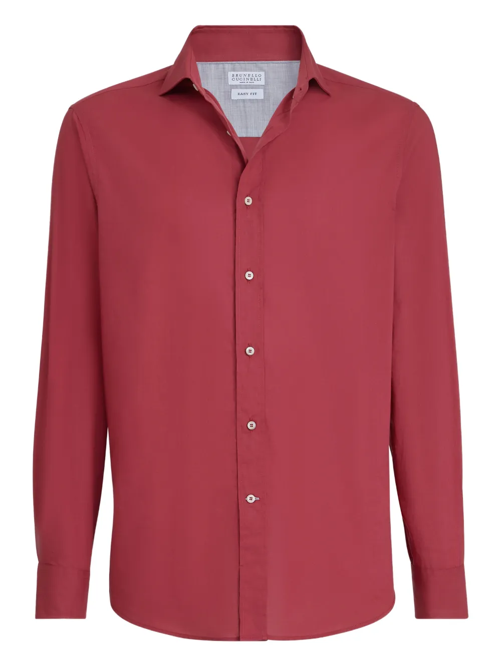 Brunello Cucinelli camisa de algodón | rojo | Image 1