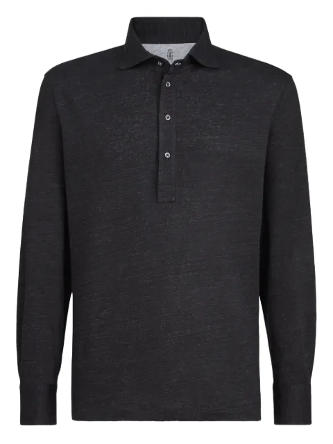 Brunello Cucinelli long-sleeve polo shirt