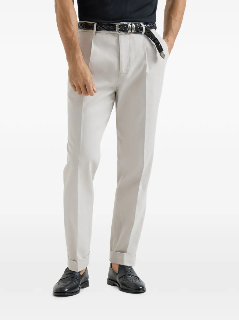 Brunello Cucinelli Katoenen broek Beige