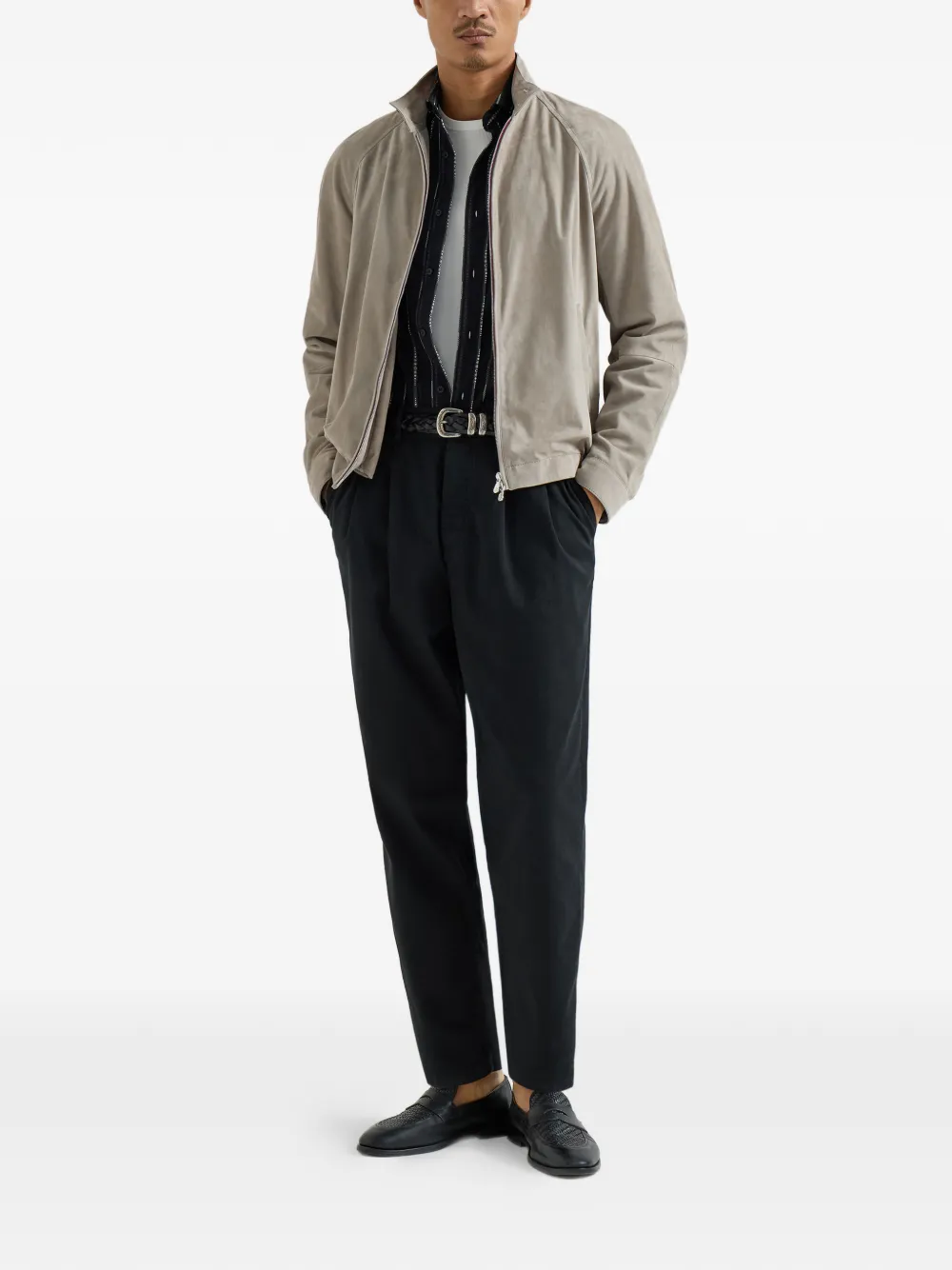 Brunello Cucinelli suede jacket | Leather Jackets | Image 2