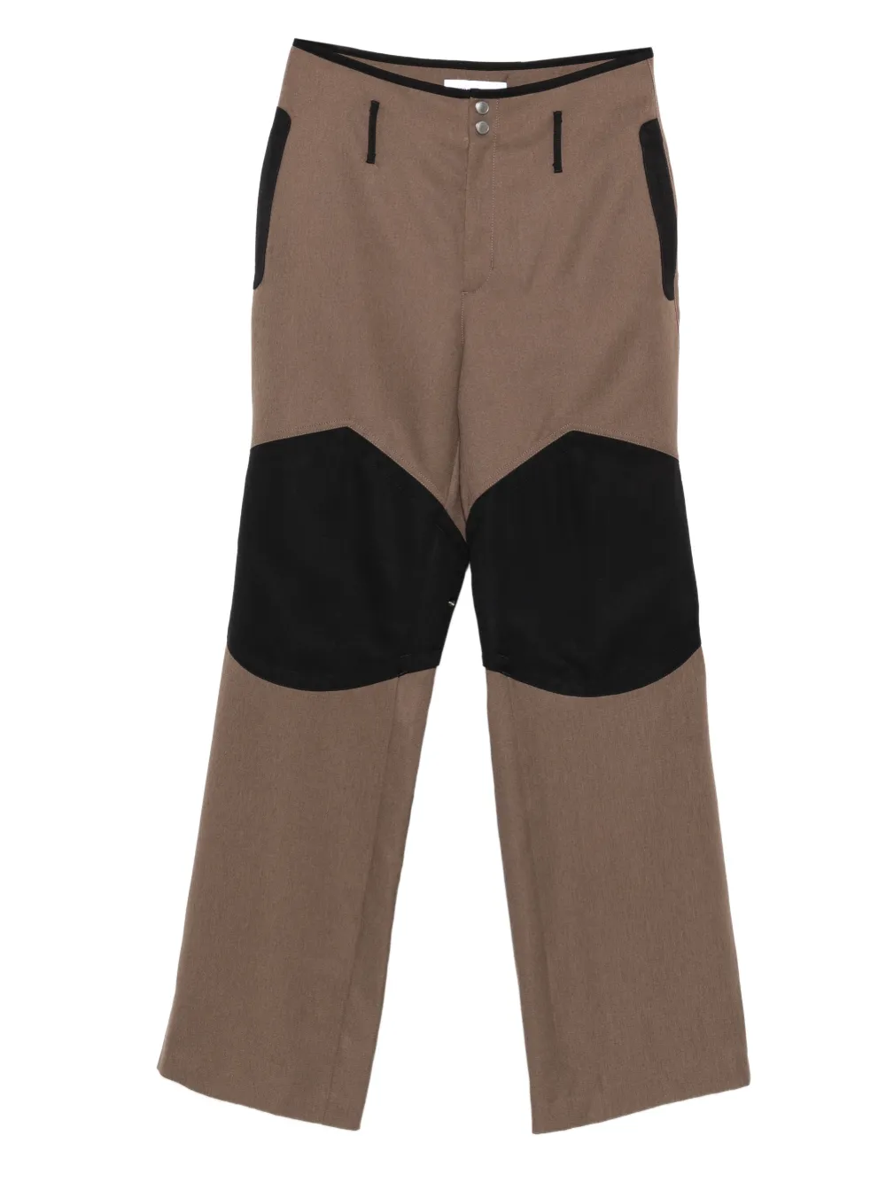 Kiko Kostadinov Orvos panelled trousers - Marrone