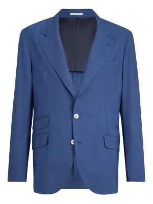 Zegna Trofeo シアサッカージャケット | ブルー | FARFETCH JP