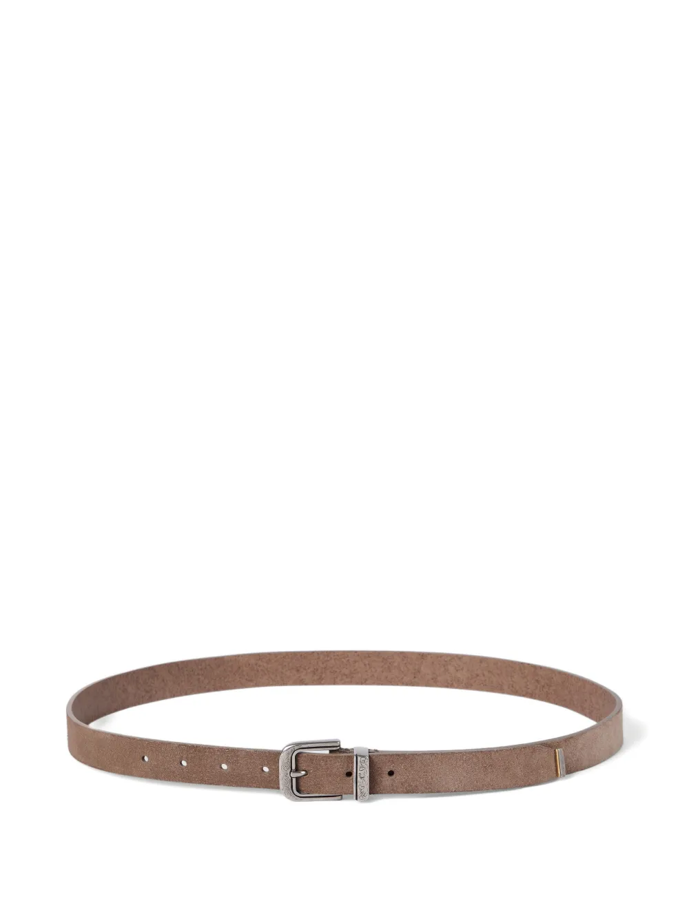 Brunello Cucinelli reversed leather belt | Neutrals | Image 1
