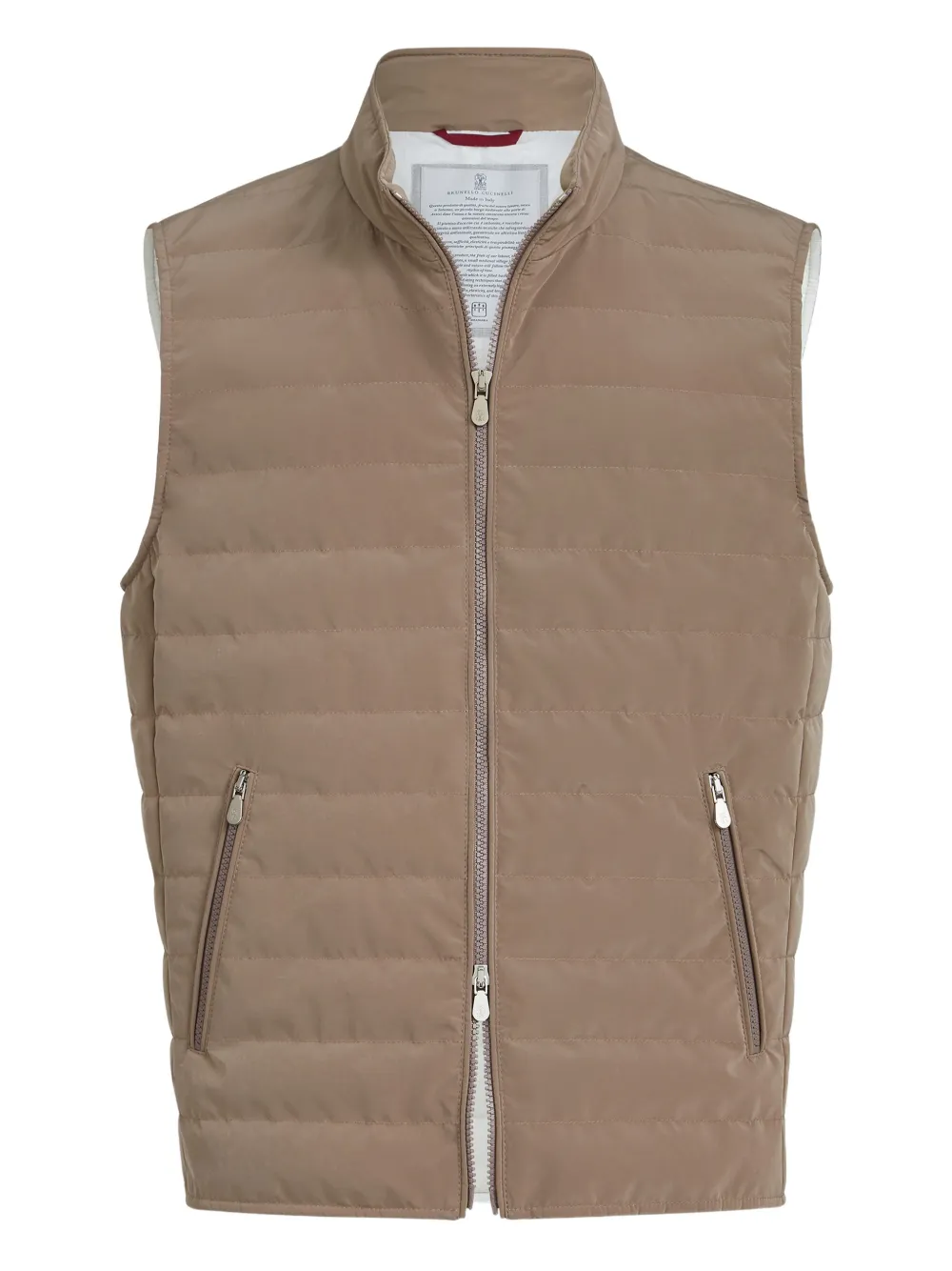 Brunello Cucinelli padded gilet | Brown | Image 1