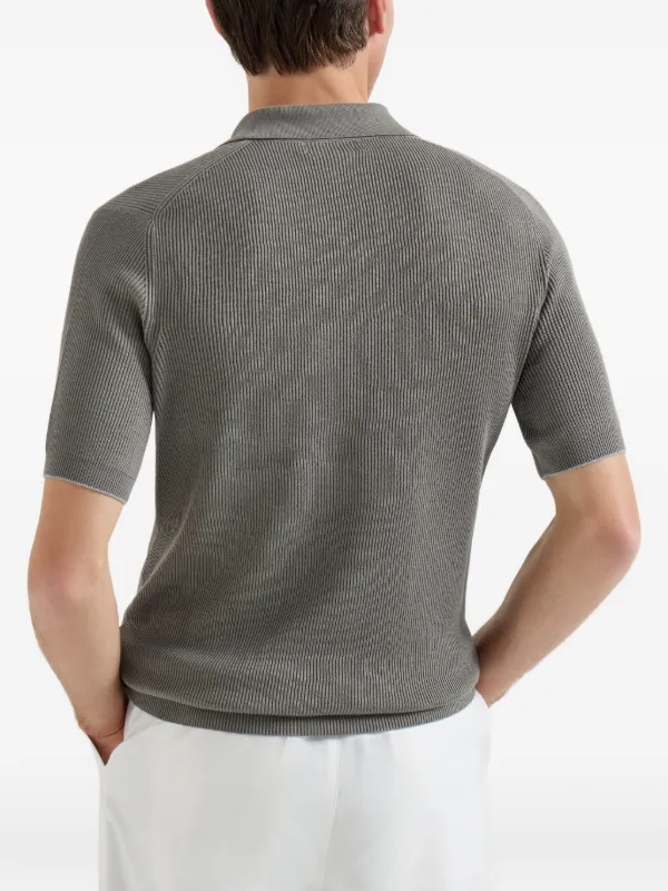 Brunello Cucinelli Vネック Tシャツ | グレー | FARFETCH JP