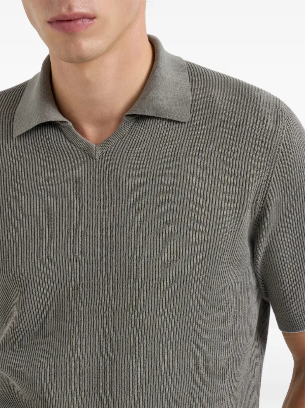 Brunello Cucinelli Vネック Tシャツ | グレー | FARFETCH JP