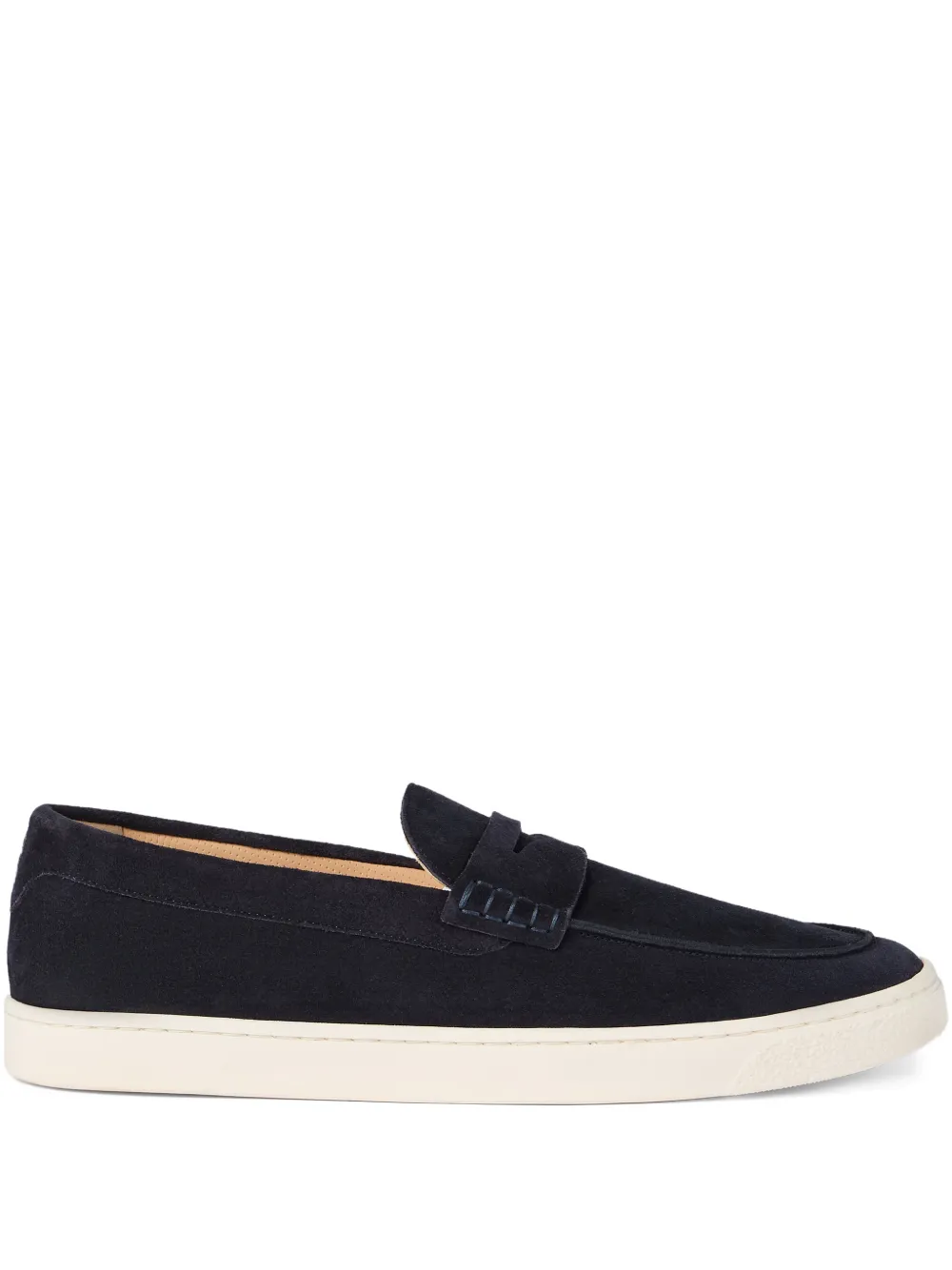 Brunello Cucinelli suede loafers | Blue | Image 1