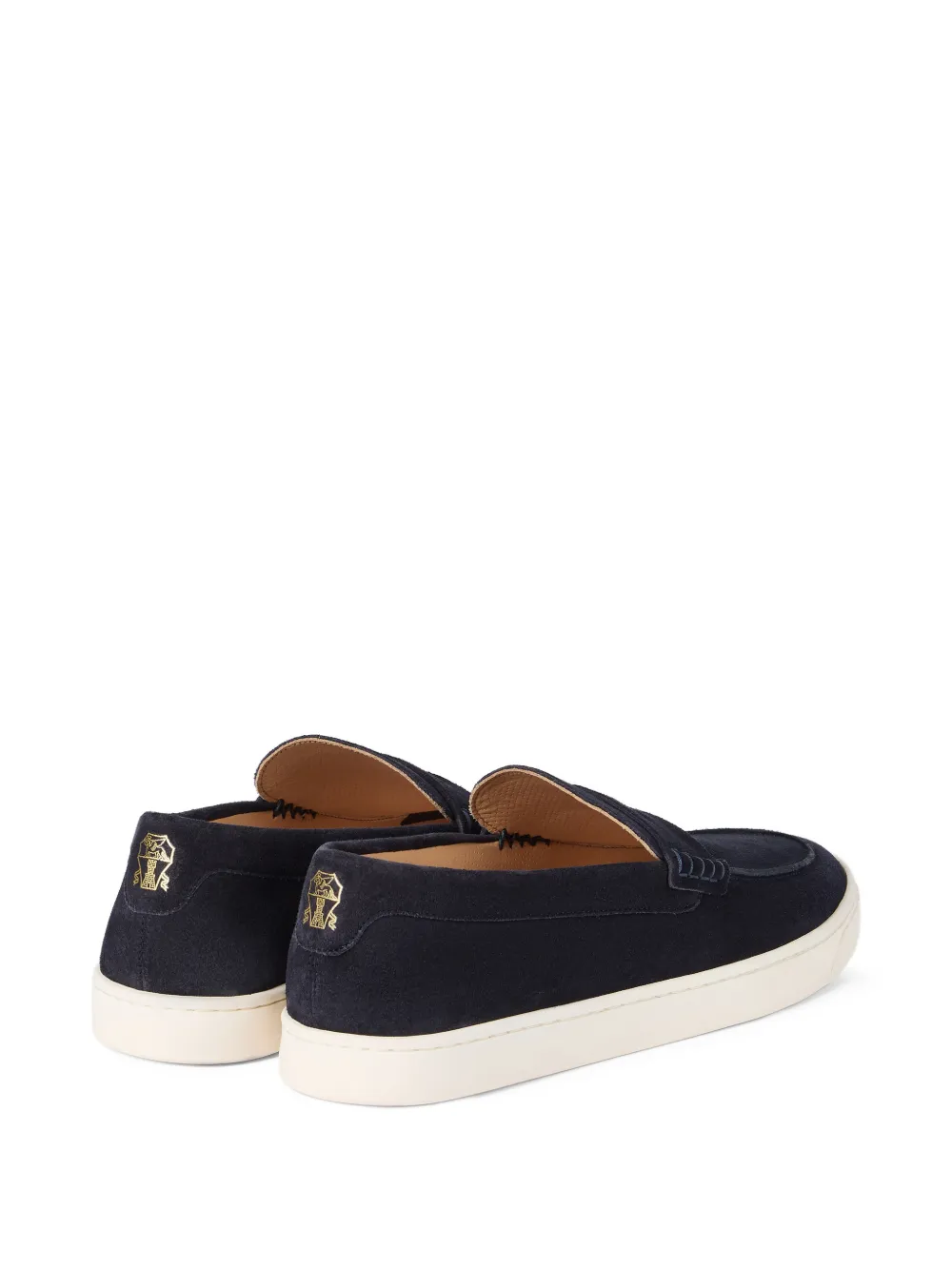 Brunello Cucinelli Suède loafers Blauw