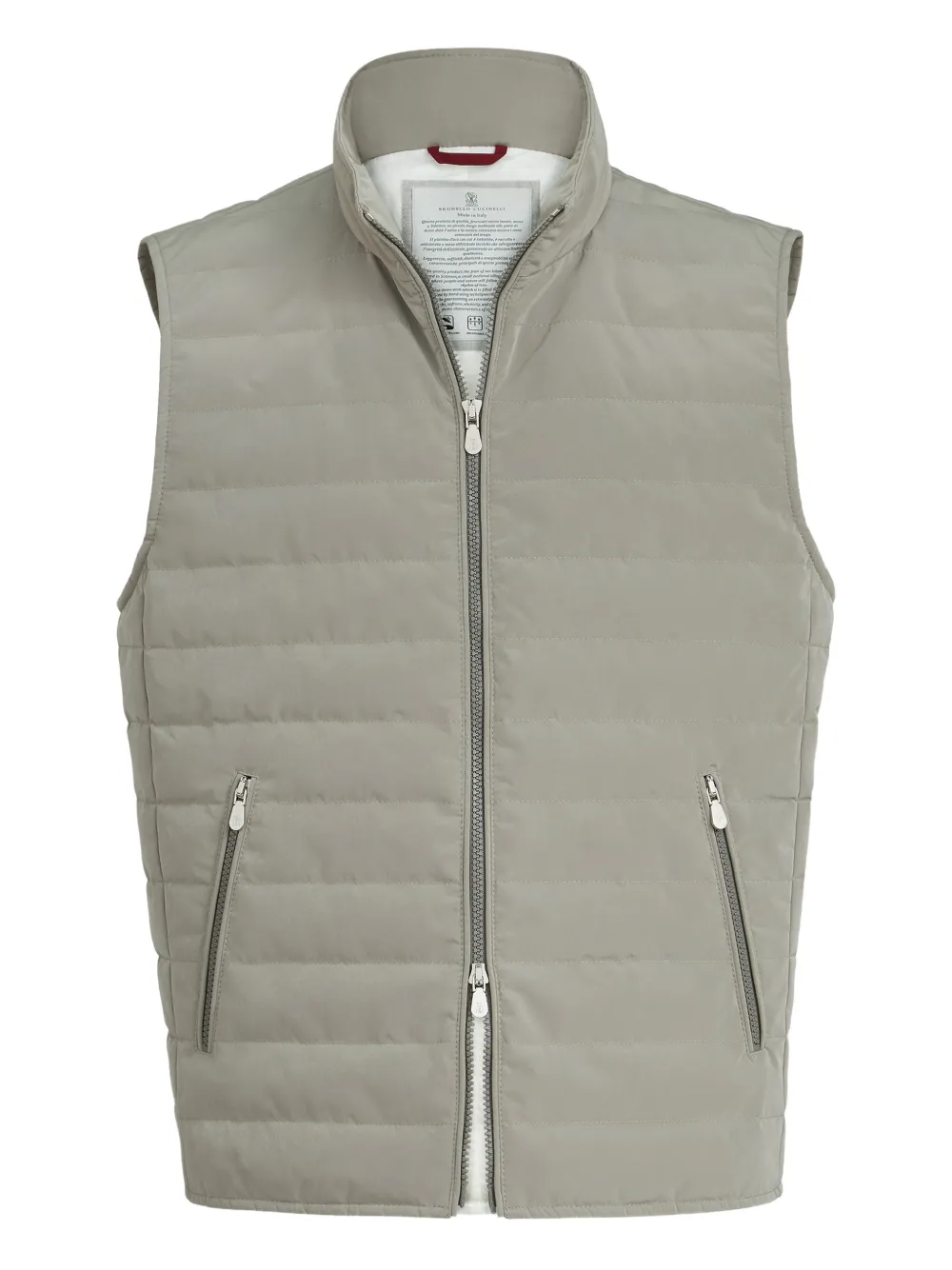 Brunello Cucinelli gilet à design matelassé | vert | Image 1