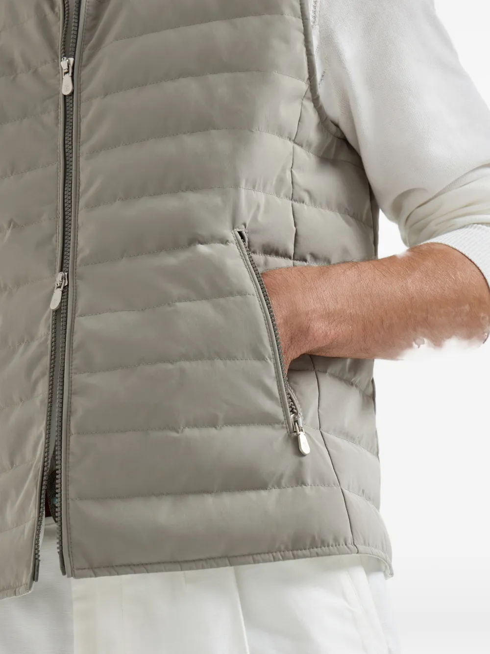 Brunello Cucinelli Bodywarmer Groen