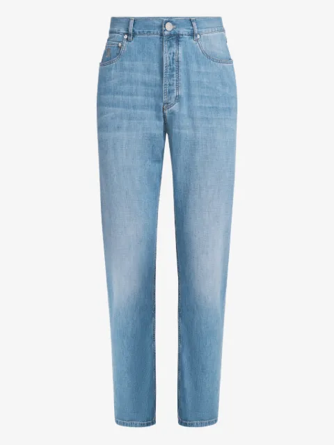 Brunello Cucinelli jean à boutonnière