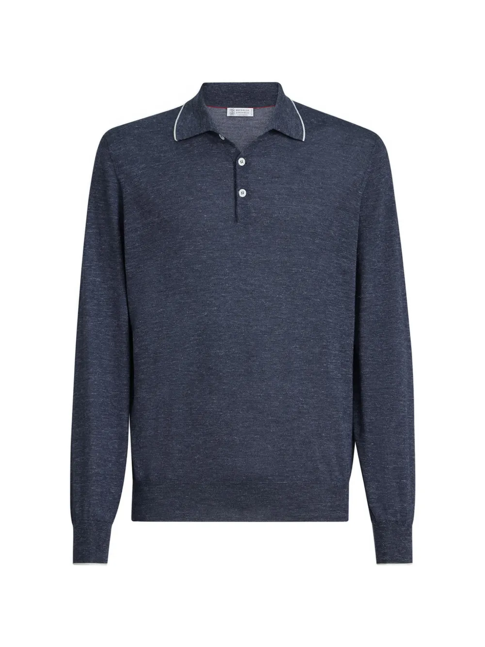 Brunello Cucinelli Polo a maniche lunghe - Blu