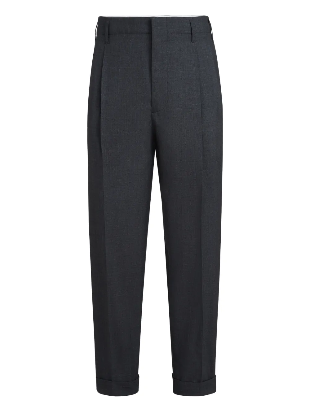 Brunello Cucinelli double-pleats trousers | Orange | Image 1