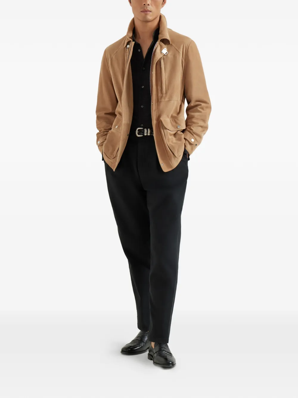 Brunello Cucinelli Penny loafers Zwart