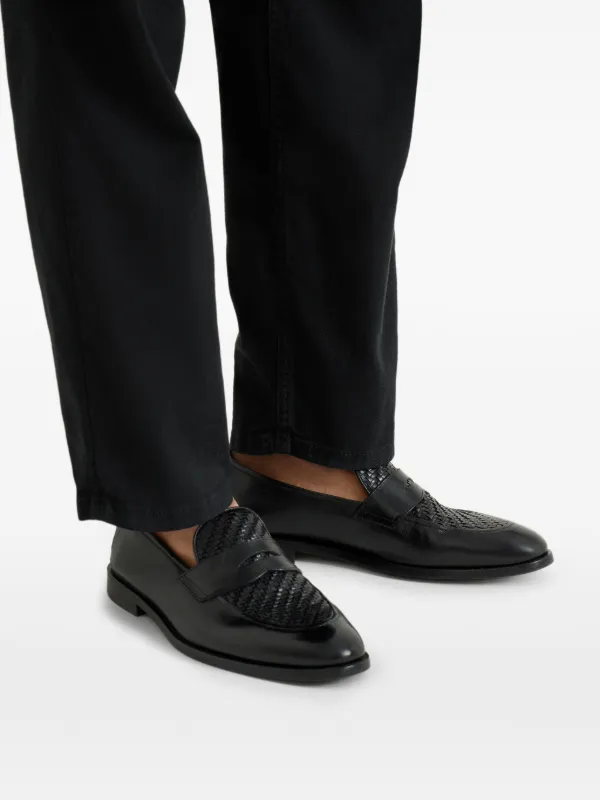 Brunello Cucinelli レザーローファー | ブラック | FARFETCH JP