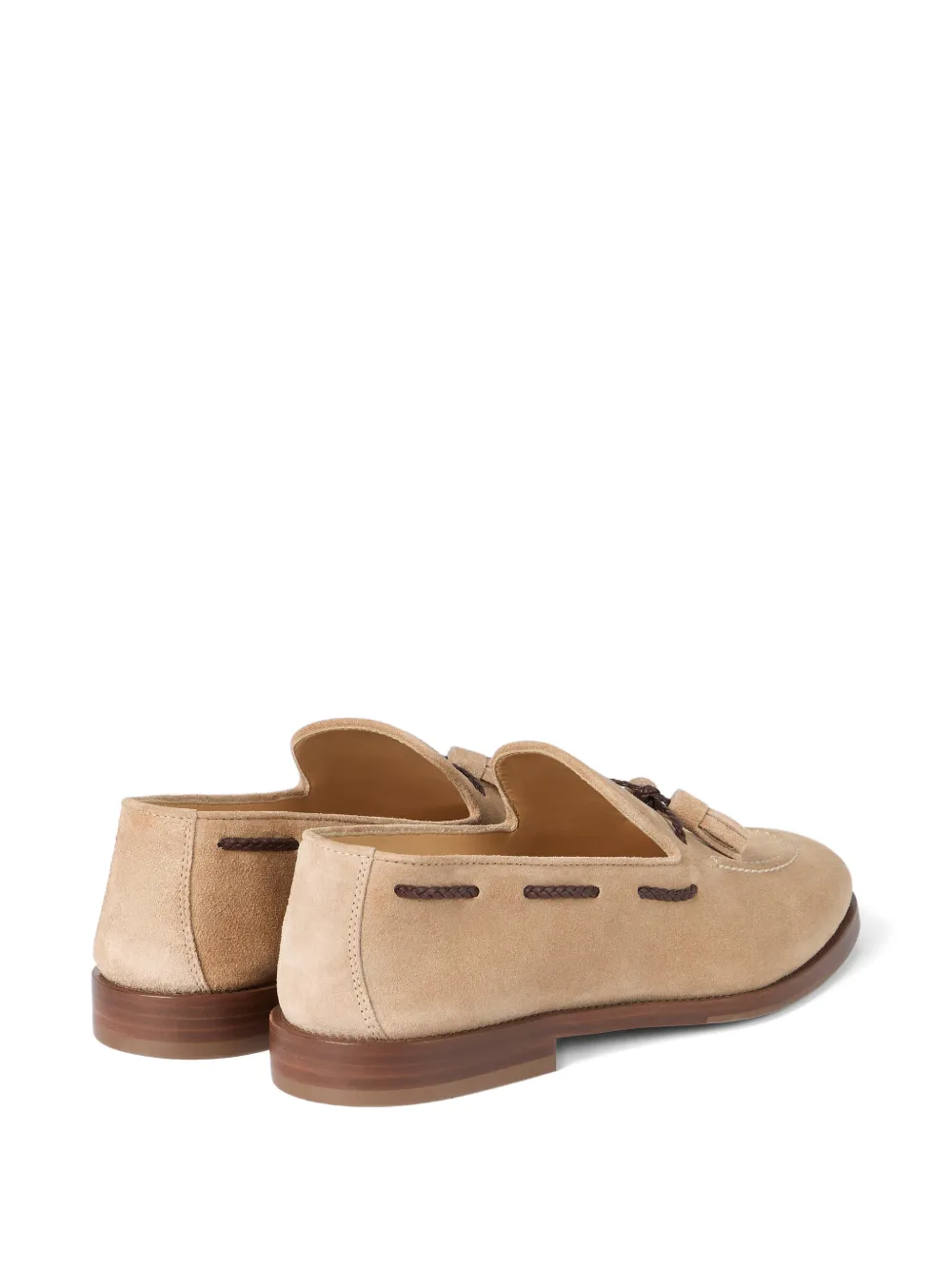 Brunello Cucinelli Loafers met kwastjes Beige
