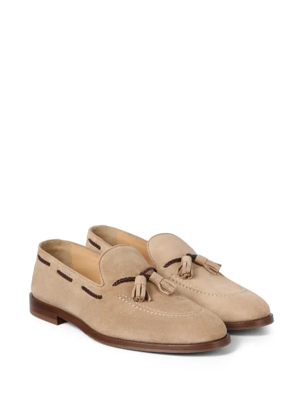 Brunello Cucinelli タッセル ローファー | ニュートラル | FARFETCH JP