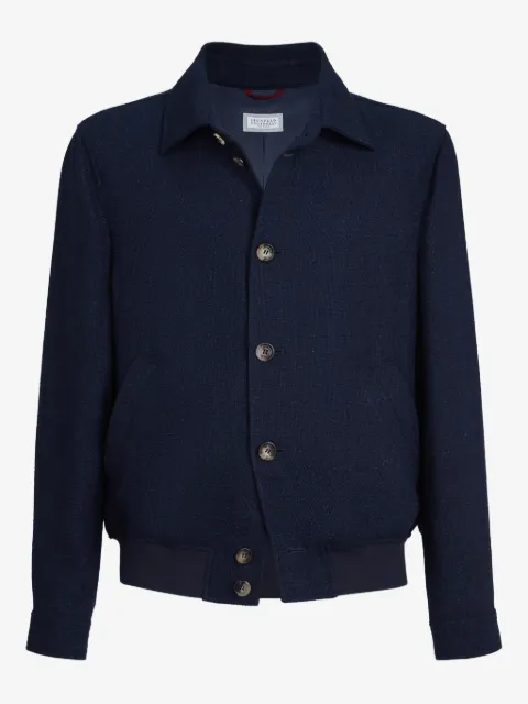 Brunello Cucinelli button-down shirt jacket